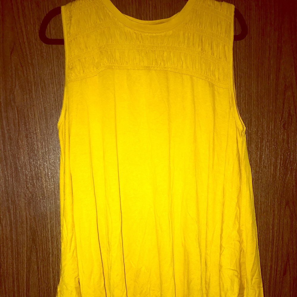 NWT Lane Bryant Tank Size 18/20 Mustard Yellow